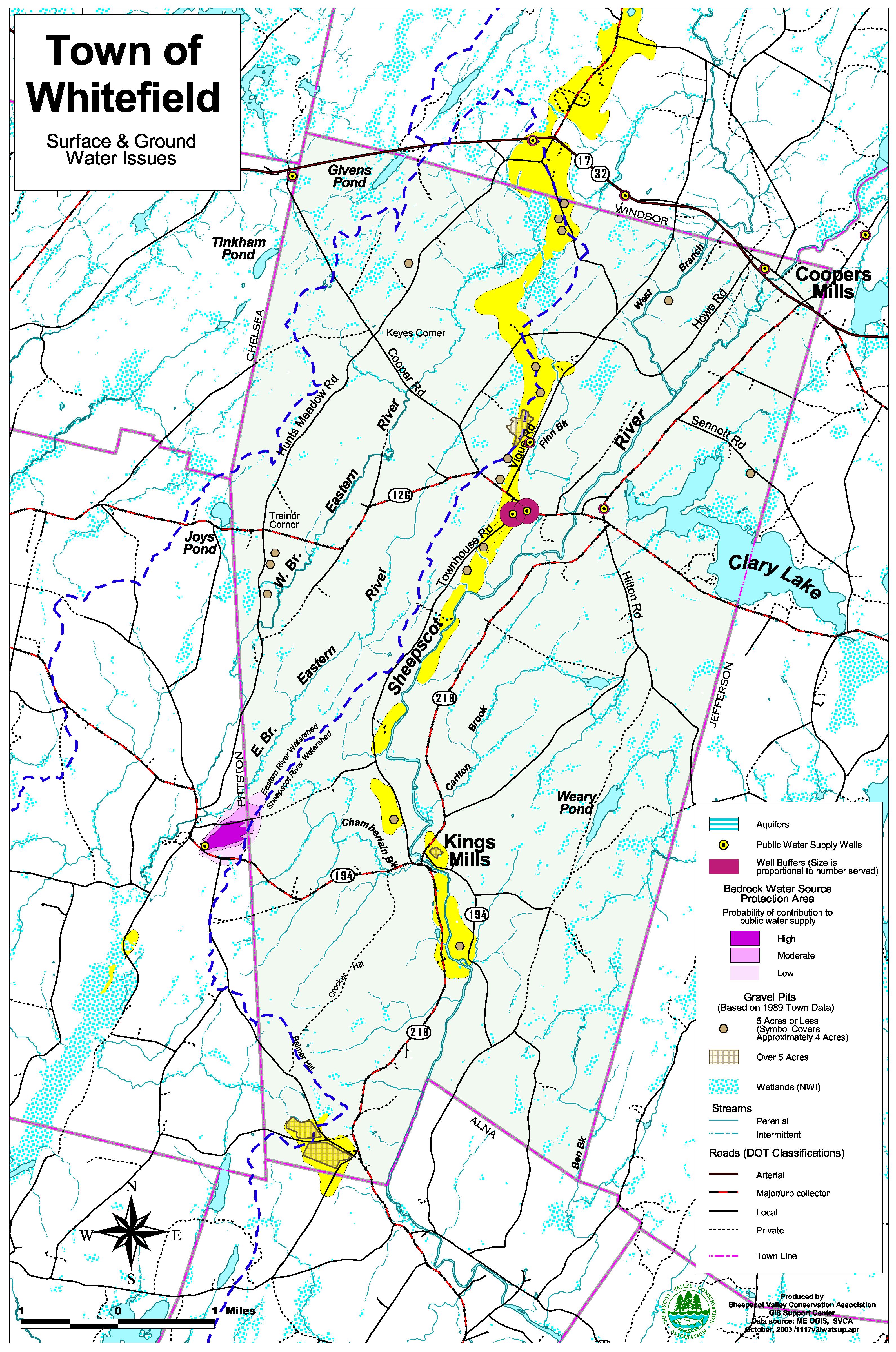 Maps of Whitefield by Paul Hoffman at The Sheepscot Valley Conservation